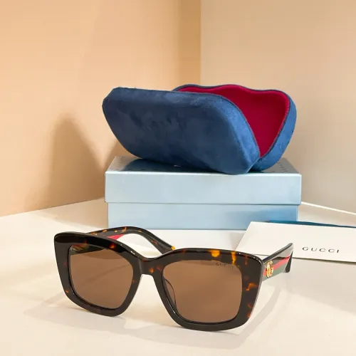 Gucci AAA Quality Sunglasses #1415449 $60.00 USD, Wholesale Replica Gucci AAA Quality Sunglasses