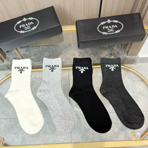 Replica Prada Socks #1415568 $29.00 USD for Wholesale