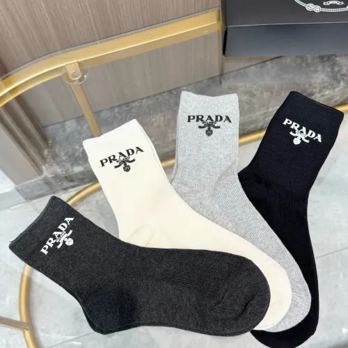 Replica Prada Socks #1415568 $29.00 USD for Wholesale