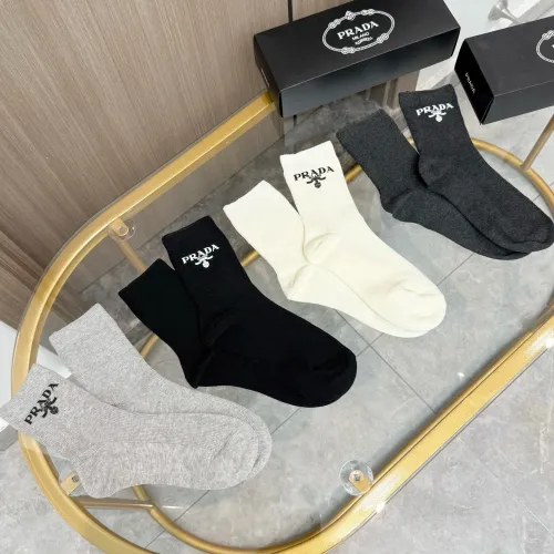 Replica Prada Socks #1415568 $29.00 USD for Wholesale
