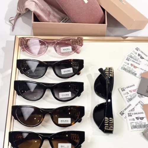 Replica MIU MIU AAA Quality Sunglasses #1415644 $64.00 USD for Wholesale