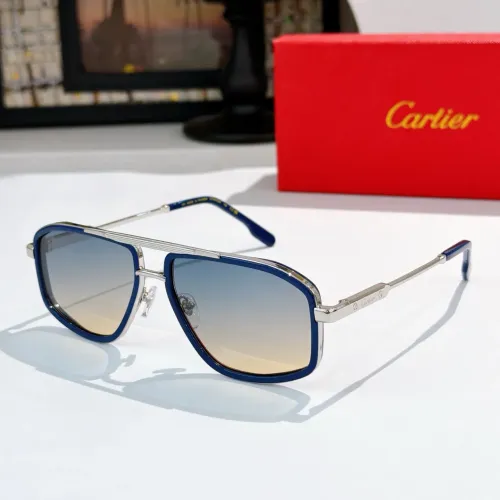 Cartier AAA Quality Sunglassess #1415735 $64.00 USD, Wholesale Replica Cartier AAA Quality Sunglassess