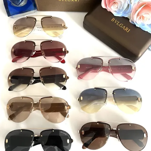 Replica Bvlgari AAA Quality Sunglasses #1415754 $60.00 USD for Wholesale