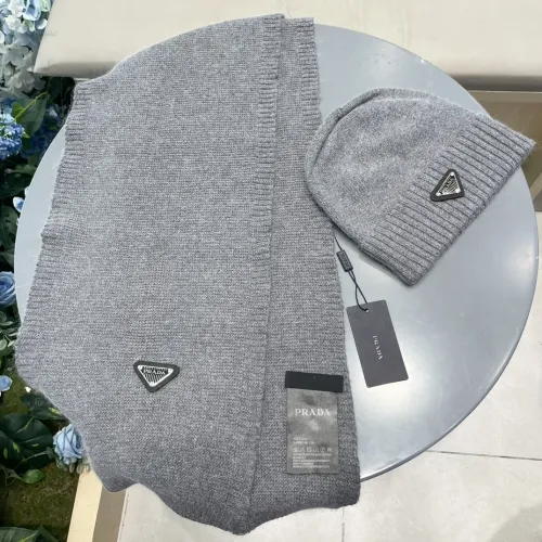 Replica Prada Hat and Scarf Set #1415789 $64.00 USD for Wholesale