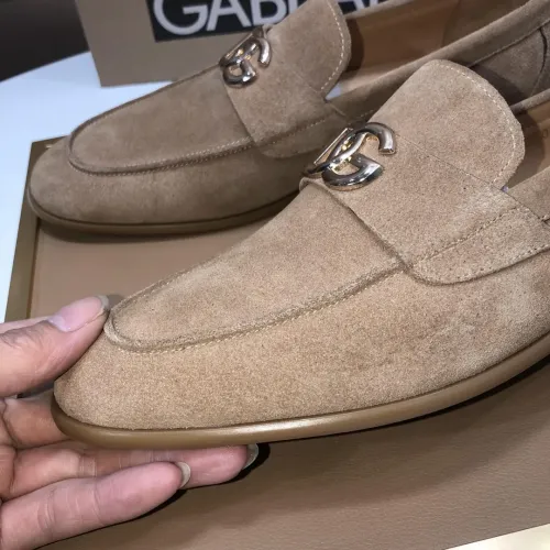 Replica Dolce & Gabbana D&G Leather Shoes For Men #1415791 $98.00 USD for Wholesale
