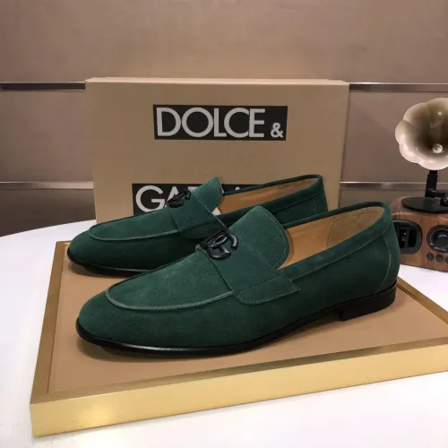 Dolce &amp; Gabbana D&amp;G Leather Shoes For Men #1415793 $98.00 USD, Wholesale Replica Dolce &amp; Gabbana D&amp;G Leather Shoes