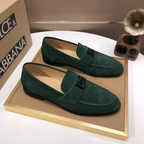 Replica Dolce & Gabbana D&G Leather Shoes For Men #1415793 $98.00 USD for Wholesale