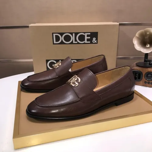 Dolce &amp; Gabbana D&amp;G Leather Shoes For Men #1415796 $98.00 USD, Wholesale Replica Dolce &amp; Gabbana D&amp;G Leather Shoes