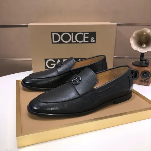Dolce &amp; Gabbana D&amp;G Leather Shoes For Men #1415797 $98.00 USD, Wholesale Replica Dolce &amp; Gabbana D&amp;G Leather Shoes