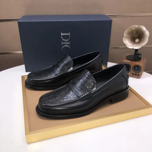 Christian Dior Leather Shoes For Men #1415800 $100.00 USD, Wholesale Replica Christian Dior Leather Shoes