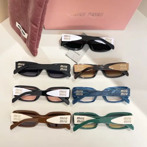 Replica MIU MIU AAA Quality Sunglasses #1415938 $60.00 USD for Wholesale