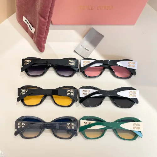 Replica MIU MIU AAA Quality Sunglasses #1415944 $60.00 USD for Wholesale