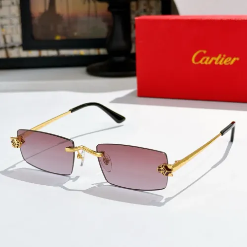 Cartier AAA Quality Sunglassess #1415981 $60.00 USD, Wholesale Replica Cartier AAA Quality Sunglassess