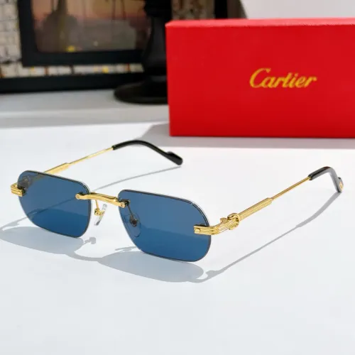 Cartier AAA Quality Sunglassess #1415989 $60.00 USD, Wholesale Replica Cartier AAA Quality Sunglassess