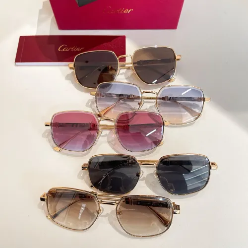 Replica Cartier AAA Quality Sunglassess #1416000 $60.00 USD for Wholesale