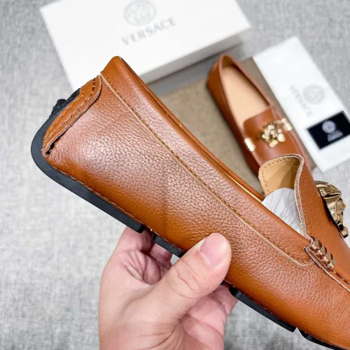 Replica Versace Leather Shoes For Men #1416054 $85.00 USD for Wholesale
