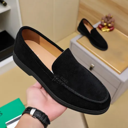 Replica Boss Leather Shoes For Men #1416089 $85.00 USD for Wholesale