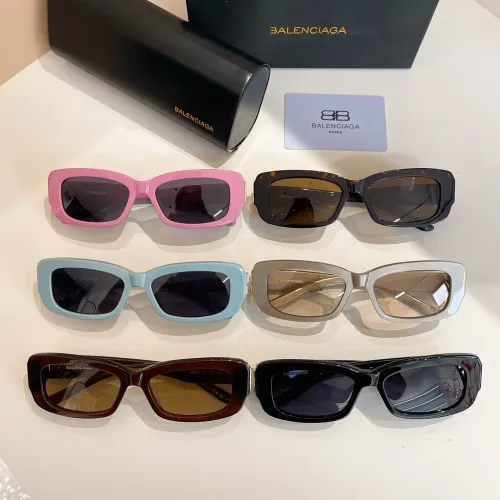 Replica Balenciaga AAA Quality Sunglasses #1416216 $64.00 USD for Wholesale