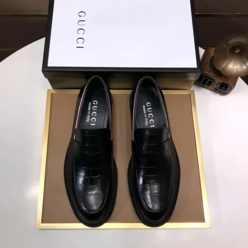 Replica Gucci Oxfords Shoes For Men #1416237 $98.00 USD for Wholesale