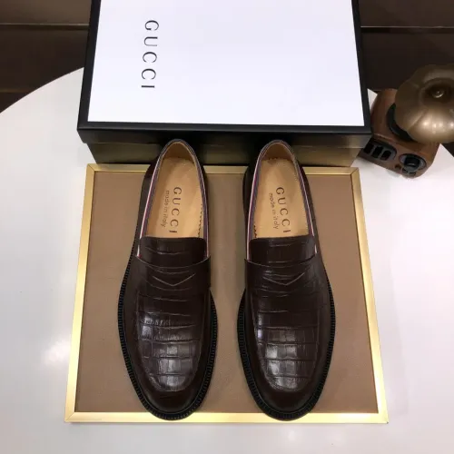 Replica Gucci Oxfords Shoes For Men #1416238 $98.00 USD for Wholesale