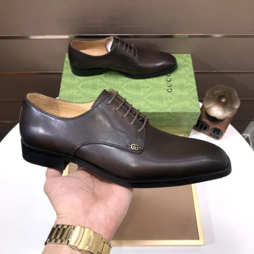 Replica Gucci Oxfords Shoes For Men #1416244 $105.00 USD for Wholesale