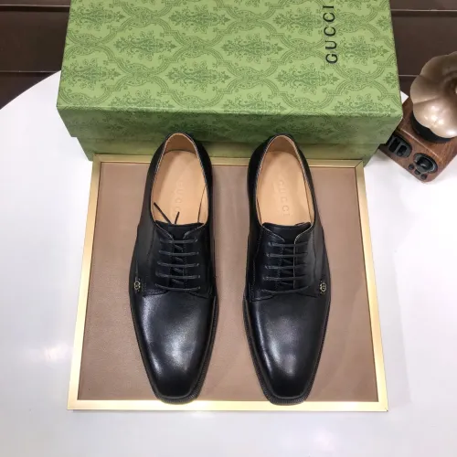 Replica Gucci Oxfords Shoes For Men #1416245 $105.00 USD for Wholesale