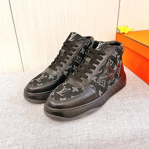 Louis Vuitton High Tops Shoes For Men #1416283 $88.00 USD, Wholesale Replica Louis Vuitton High Tops Shoes
