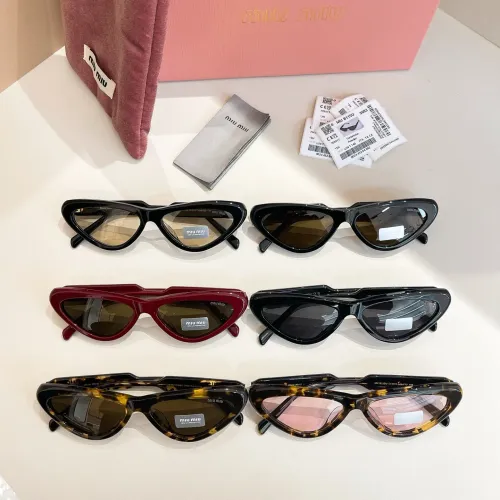 Replica MIU MIU AAA Quality Sunglasses #1416288 $60.00 USD for Wholesale