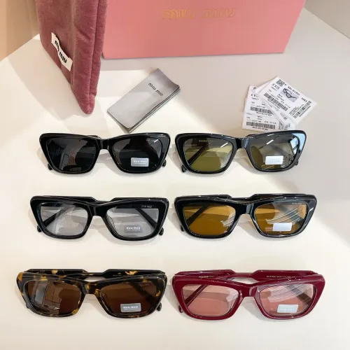 Replica MIU MIU AAA Quality Sunglasses #1416295 $60.00 USD for Wholesale