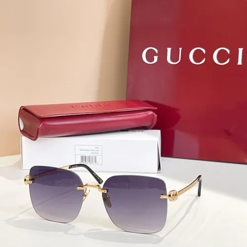 Gucci AAA Quality Sunglasses #1416360 $64.00 USD, Wholesale Replica Gucci AAA Quality Sunglasses
