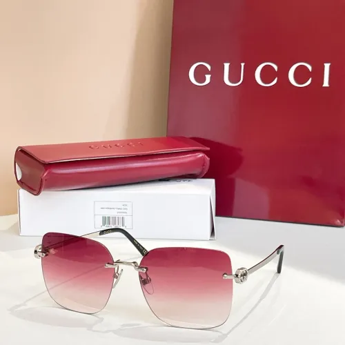 Gucci AAA Quality Sunglasses #1416363 $64.00 USD, Wholesale Replica Gucci AAA Quality Sunglasses