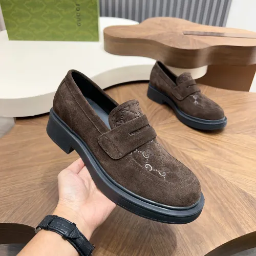 Replica Gucci Oxfords Shoes For Men #1416364 $132.00 USD for Wholesale