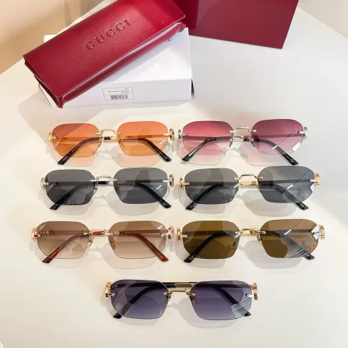 Replica Gucci AAA Quality Sunglasses #1416365 $64.00 USD for Wholesale