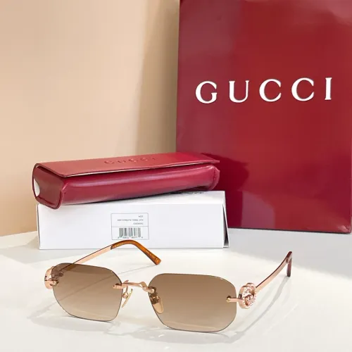 Gucci AAA Quality Sunglasses #1416368 $64.00 USD, Wholesale Replica Gucci AAA Quality Sunglasses