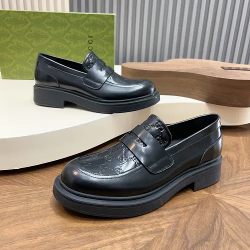 Replica Gucci Oxfords Shoes For Men #1416379 $132.00 USD for Wholesale