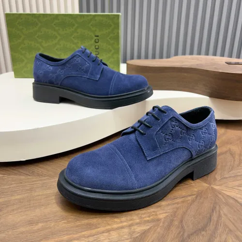 Replica Gucci Oxfords Shoes For Men #1416401 $132.00 USD for Wholesale