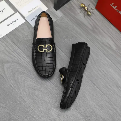 Salvatore Ferragamo Leather Shoes For Men #1416442 $76.00 USD, Wholesale Replica Salvatore Ferragamo Leather Shoes