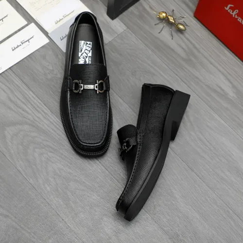 Salvatore Ferragamo Leather Shoes For Men #1416444 $98.00 USD, Wholesale Replica Salvatore Ferragamo Leather Shoes