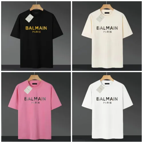Replica Balmain T-Shirts Short Sleeved For Unisex #1416459 $39.00 USD for Wholesale