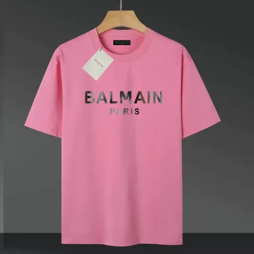 Balmain T-Shirts Short Sleeved For Unisex #1416460 $39.00 USD, Wholesale Replica Balmain T-Shirts