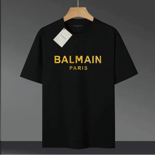 Balmain T-Shirts Short Sleeved For Unisex #1416461 $39.00 USD, Wholesale Replica Balmain T-Shirts