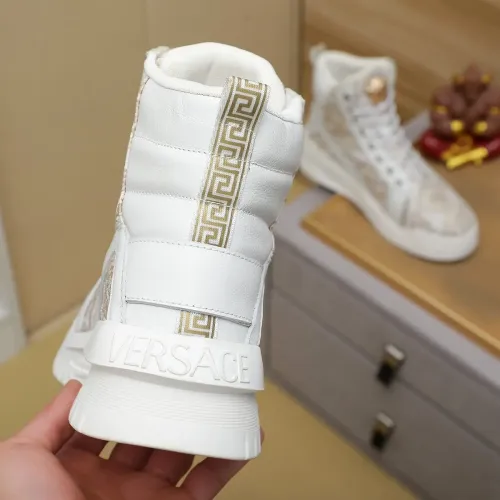 Replica Versace High Tops Shoes For Men #1416494 $85.00 USD for Wholesale