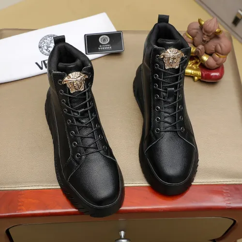 Replica Versace High Tops Shoes For Men #1416496 $85.00 USD for Wholesale