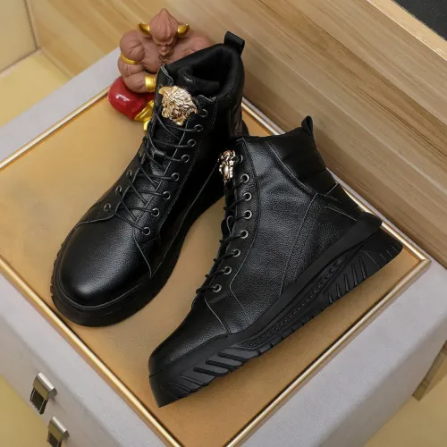 Replica Versace High Tops Shoes For Men #1416496 $85.00 USD for Wholesale
