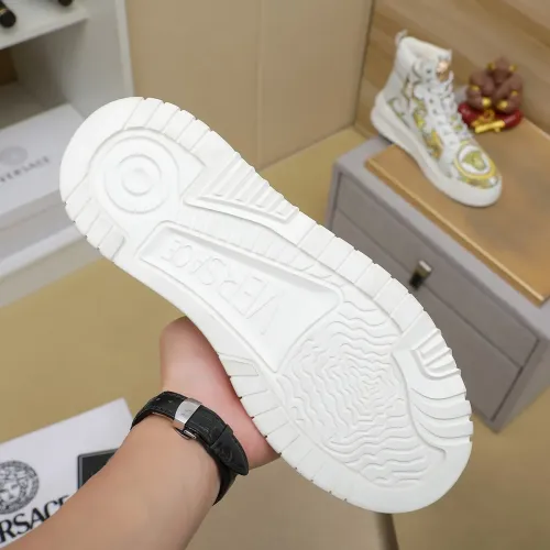 Replica Versace High Tops Shoes For Men #1416497 $85.00 USD for Wholesale