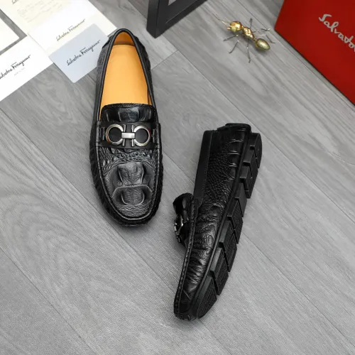 Salvatore Ferragamo Leather Shoes For Men #1416523 $76.00 USD, Wholesale Replica Salvatore Ferragamo Leather Shoes