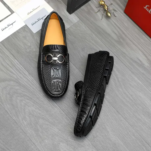 Salvatore Ferragamo Leather Shoes For Men #1416526 $76.00 USD, Wholesale Replica Salvatore Ferragamo Leather Shoes