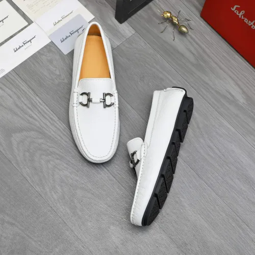 Salvatore Ferragamo Leather Shoes For Men #1416527 $76.00 USD, Wholesale Replica Salvatore Ferragamo Leather Shoes