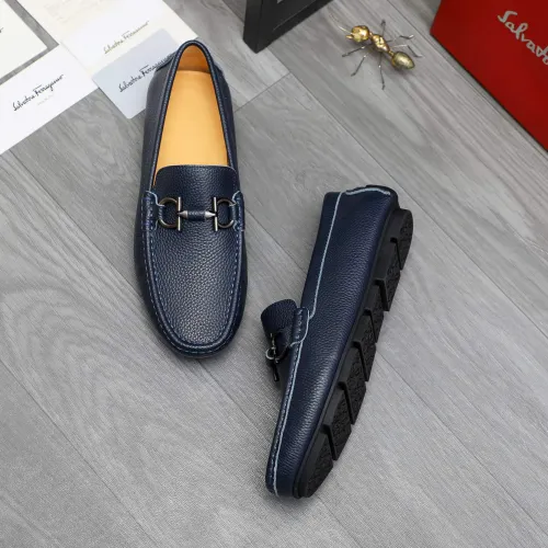 Salvatore Ferragamo Leather Shoes For Men #1416528 $76.00 USD, Wholesale Replica Salvatore Ferragamo Leather Shoes