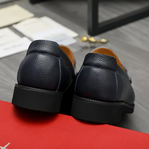 Replica Salvatore Ferragamo Leather Shoes For Men #1416532 $96.00 USD for Wholesale